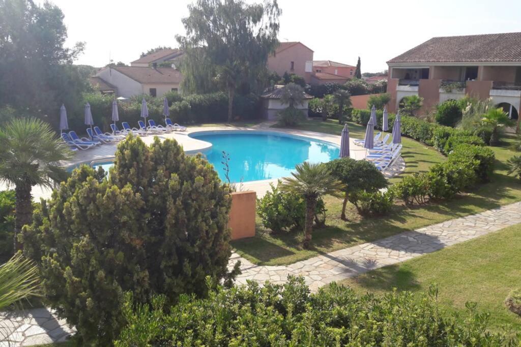 Appartement Les Pieds Dans L'Eau 300 M Plage - 2 Piscines Linguizzetta Exteriér fotografie